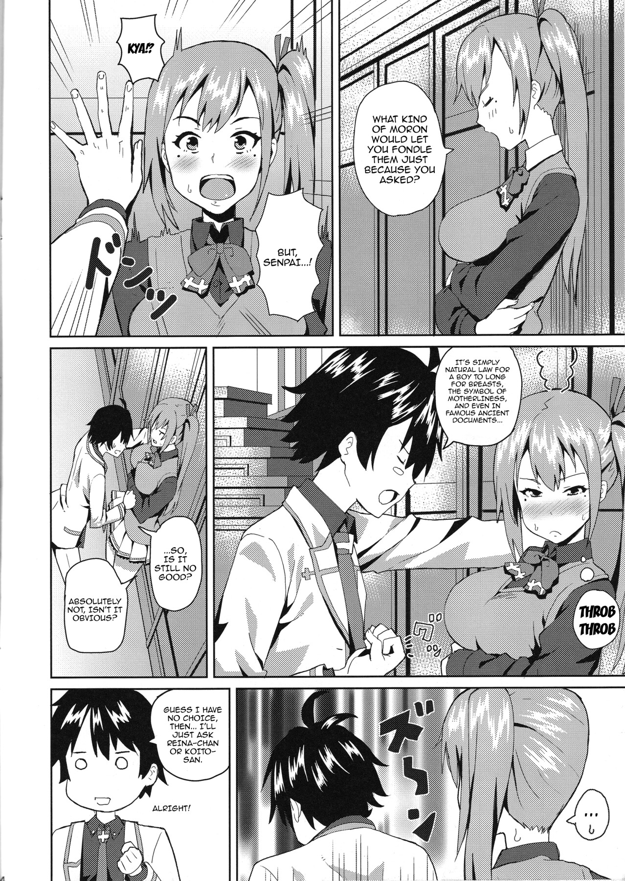 Hentai Manga Comic-I Want To Fondle Mai-senpai's Boobs-Read-3